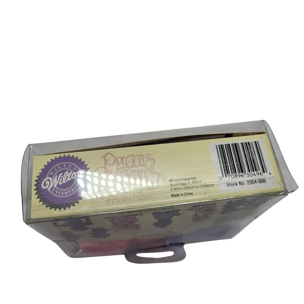 90's Wilton Precious Moments 8-Piece Cookie Cutter Set Dishwasher-Safe In Box